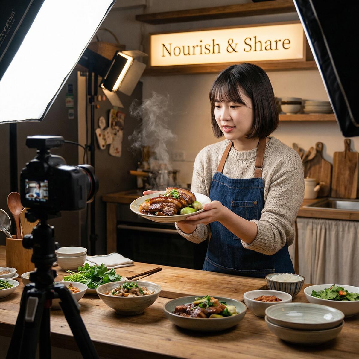 小马拉大车美食视频分享